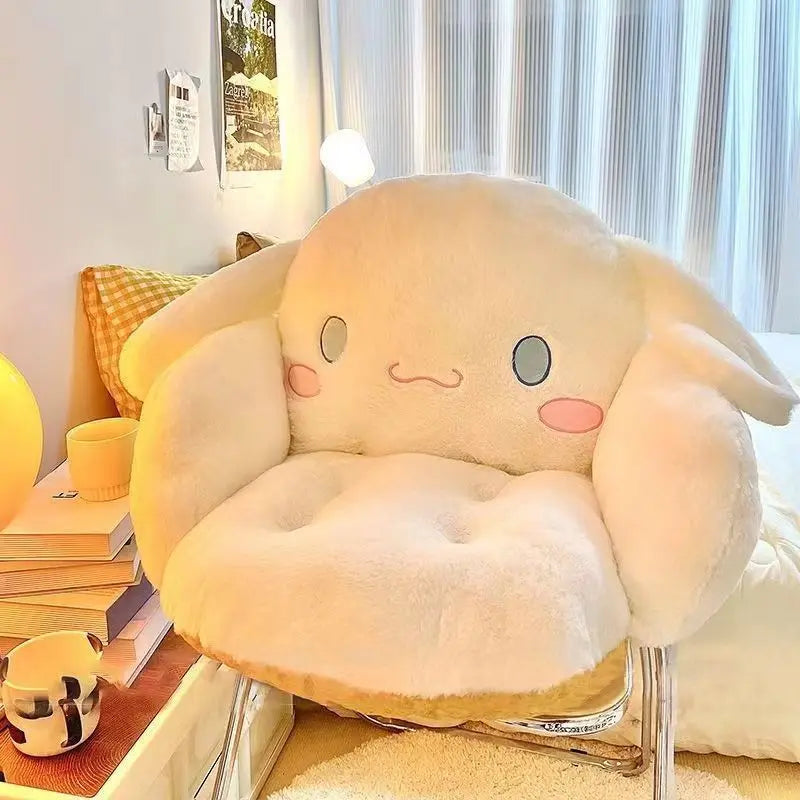 Cartoon Doll Cushion Office Chair Cushion Cute Creative Plush Winter Warm Comfortable Bedding Pillow Gift For Girls Dormitory