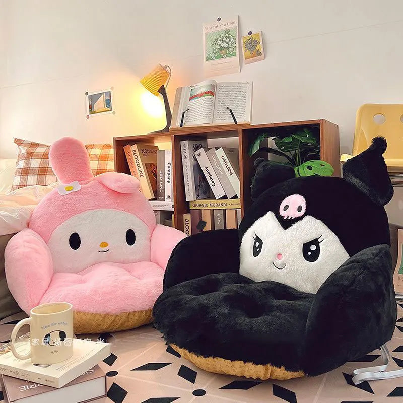 Cartoon Doll Cushion Office Chair Cushion Cute Creative Plush Winter Warm Comfortable Bedding Pillow Gift For Girls Dormitory