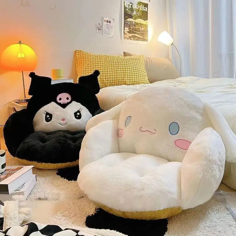 Cartoon Doll Cushion Office Chair Cushion Cute Creative Plush Winter Warm Comfortable Bedding Pillow Gift For Girls Dormitory